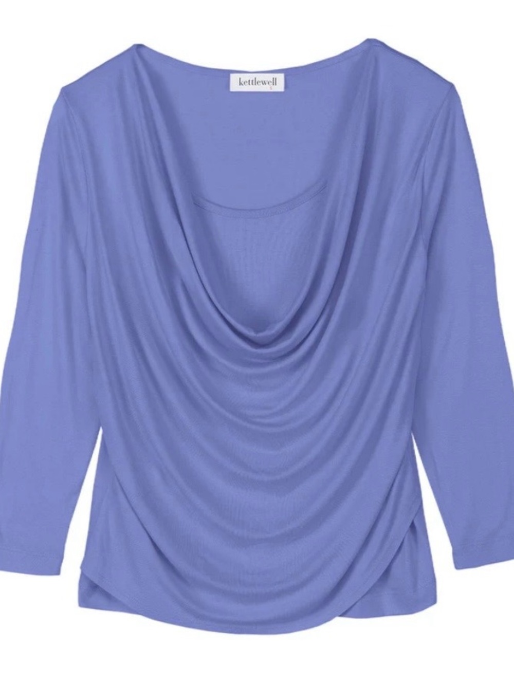 Kettlewell Alicia Cowl 3/4 Sleeve Purple Size 12